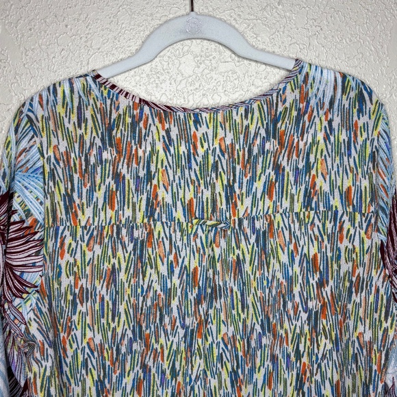 Anthropologie Fig and Flower Tropical Floral Print Tunic Dress Women's Size XL - Picture 6 of 13